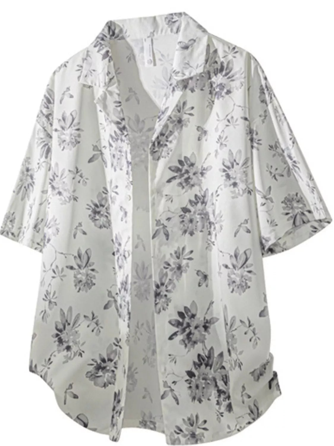 Men's Tropical Print Short Sleeve Shirt - FASHIONS STOP
