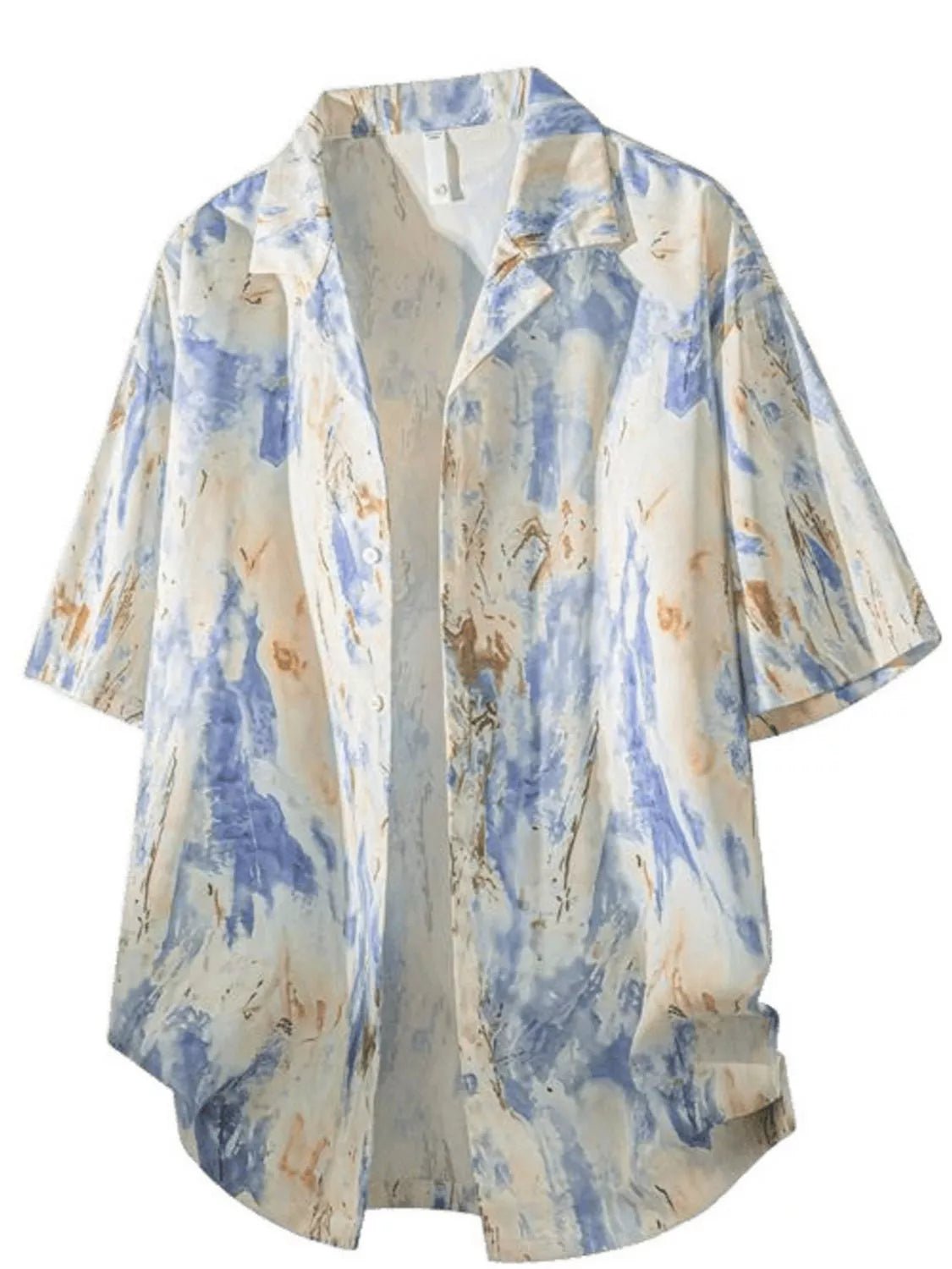Men's Tropical Print Short Sleeve Shirt - FASHIONS STOP