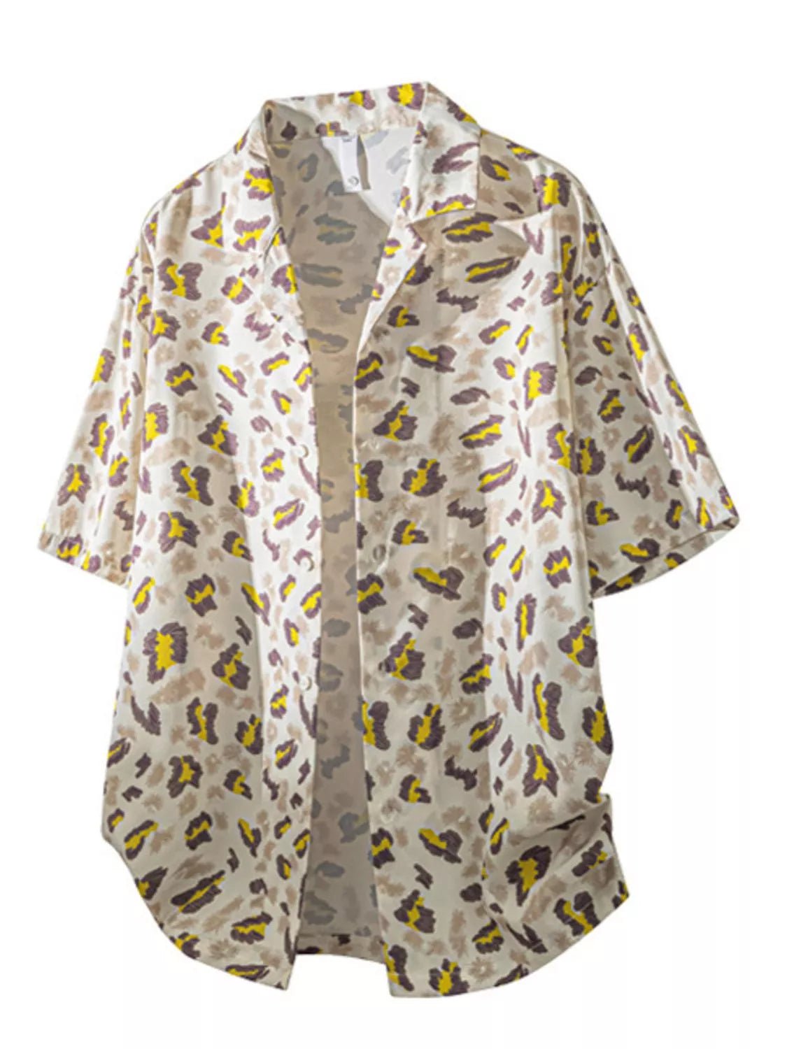 Men's Tropical Print Short Sleeve Shirt - FASHIONS STOP