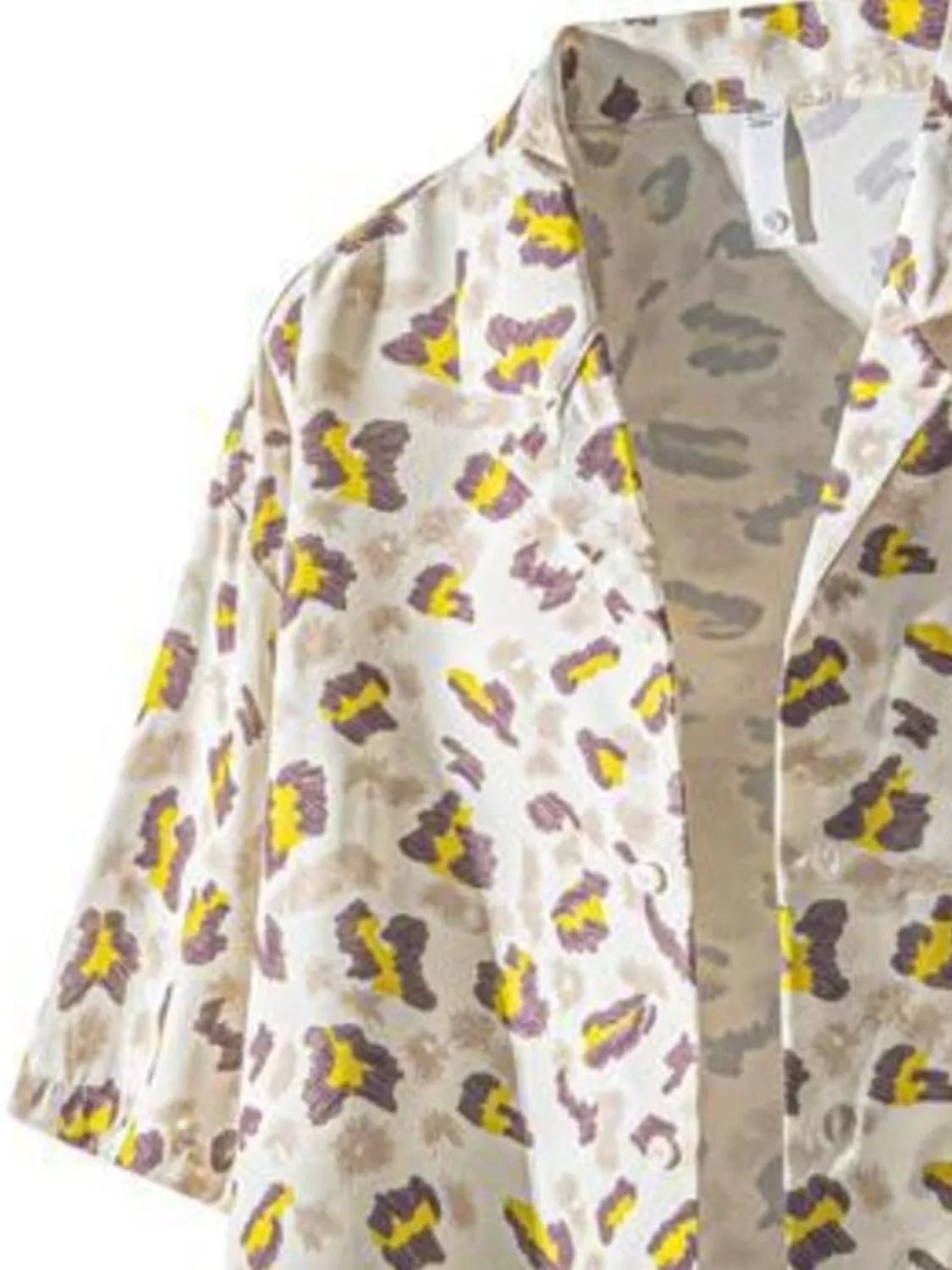 Men's Tropical Print Short Sleeve Shirt - FASHIONS STOP